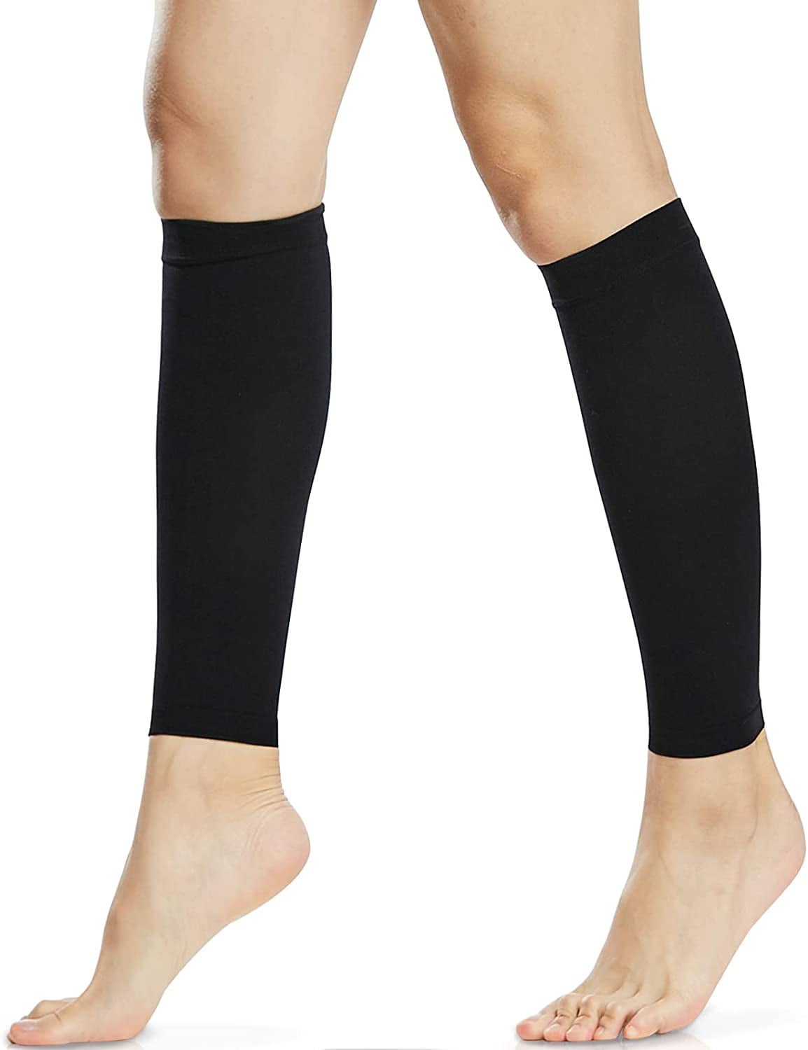 1 Pair Compression Calf Sleeves for Women & Men, 2030 mmHg Graduated