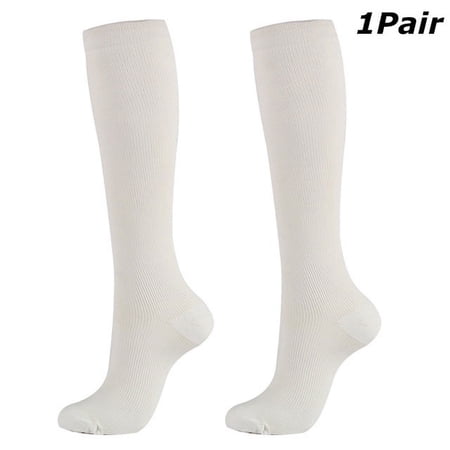 (1 Pair) Compression Socks 20-30mmHg Graduated Support Mens Womens S-XXL