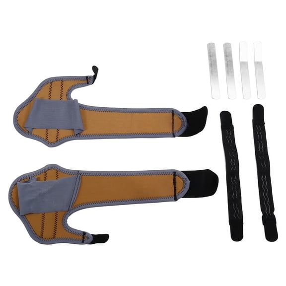 1 Pair Corrector Toe Straightener Adjustable Splint with 2 Angle Bar, Toe Separator fo y6096