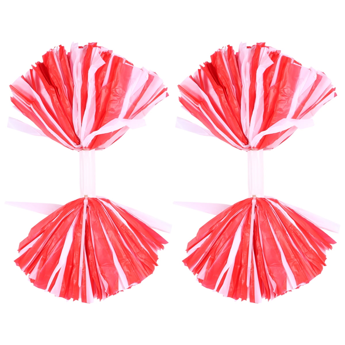 1 Pair Creative Cheering Poms Cheerleader Supplies Cheerleader Pom Poms for  Competitive Race Performance (Red and White) - Walmart Business Supplies, image size:1200x1200
