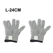1 Pair Cut-Resistant Gloves Level 5 Protection Gloves For Kitchen Fish Slicing Meat Wood Carving Gardening Hand Protective Glove
