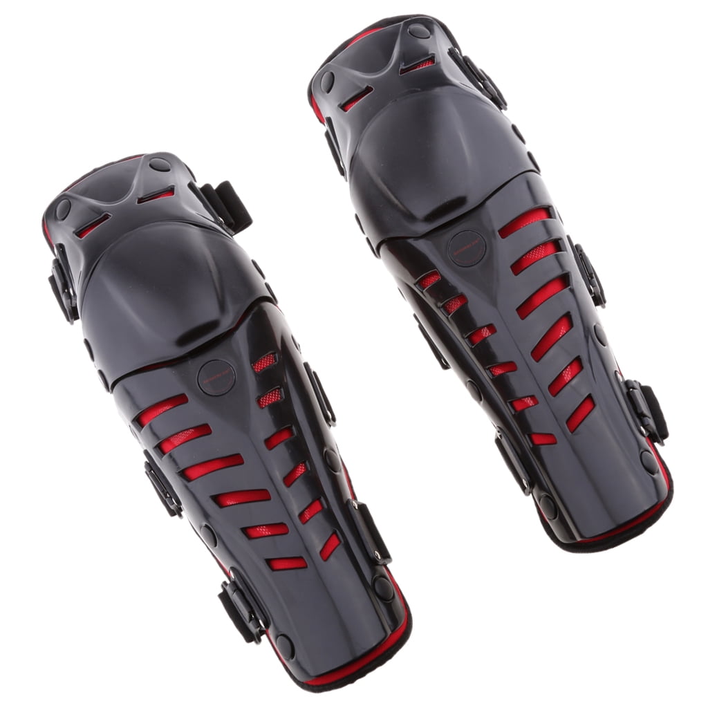 1 Pair Cycling Motorcycle Riding Knee Support Protective Pads Guards Outdoor Sports Cycling Knee Protector Gear Red