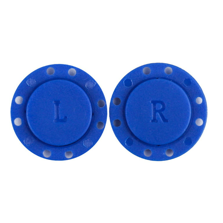 1 Pair DIY 8-Holes Design Magnet Buttons Plastic Clothes Buckle Magnetic Snaps Clasps Garment Accessories, Blue