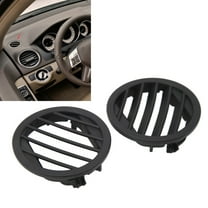 1 Pair Dashboard Air Vent Grill, Left Right AC Air Outlet Grille Cover Replacement, Dashboard Air Conditioning Vents for Be-nz W204 C‑CLASS 2007 to 2011, Black