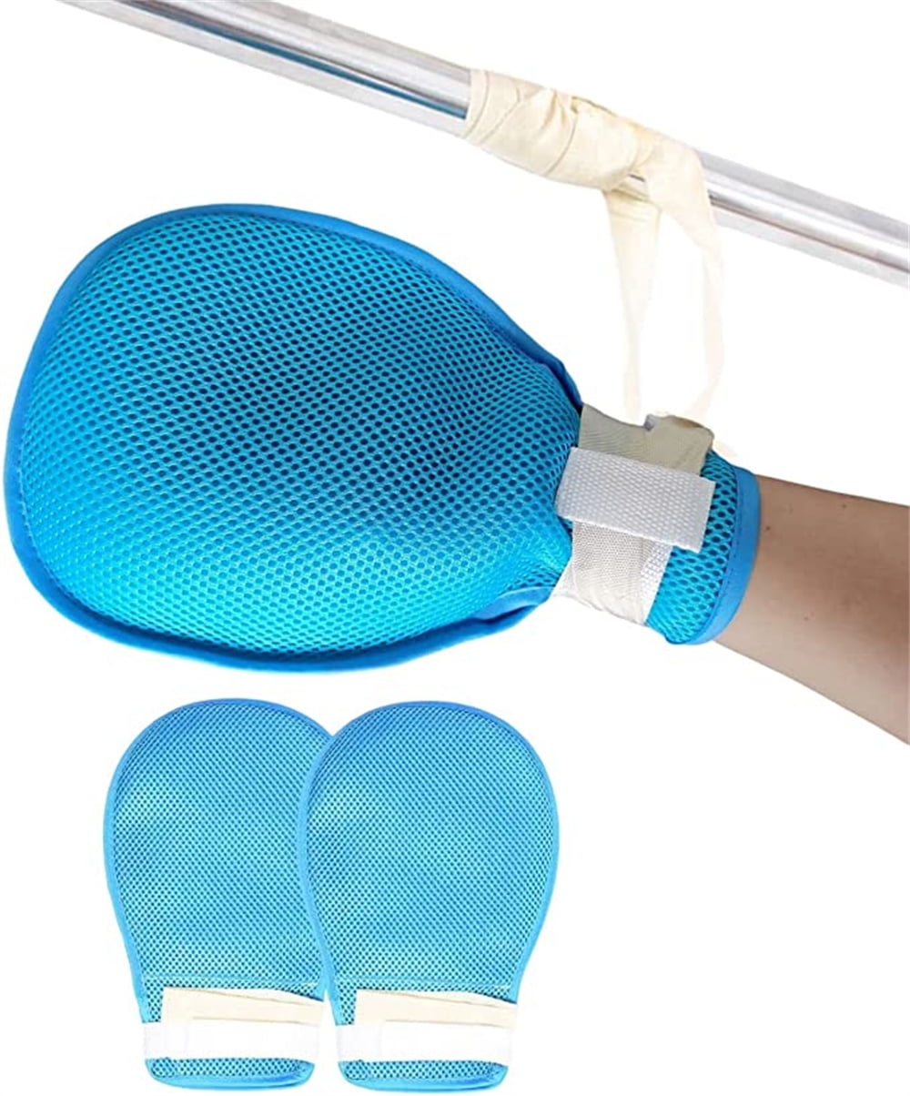 1 Pair Dementia Restraint Gloves , Control Mitts Safety Hand Glove