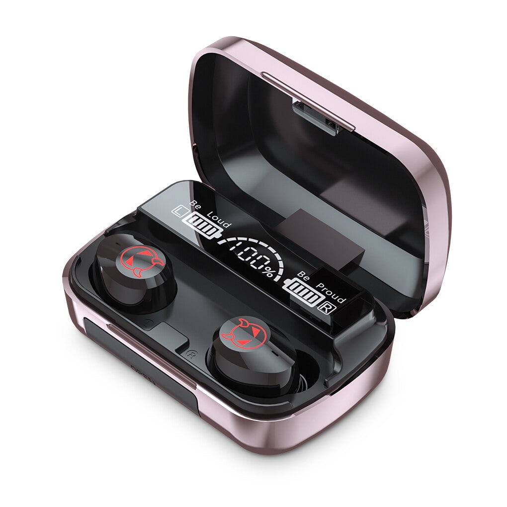 hoksml Electronics Gift Bluetooth Headphones True Wireless Earbuds LED  Power Display Earphones With Wireless Charging Case IPX5 Waterproof In-Ear  Earbuds For Smart Phone Clearance 