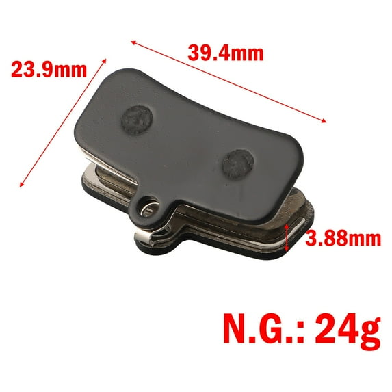 1 Pair Disc Brake Pads for -Shimano Saint M810 M820 /Zee M640 Semi Metal