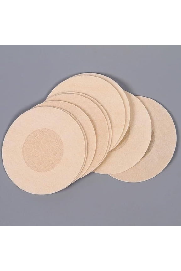 1 Pair Disposable Non-Woven Nipple Covers Ultra Thin Breathable Invisible Pasties