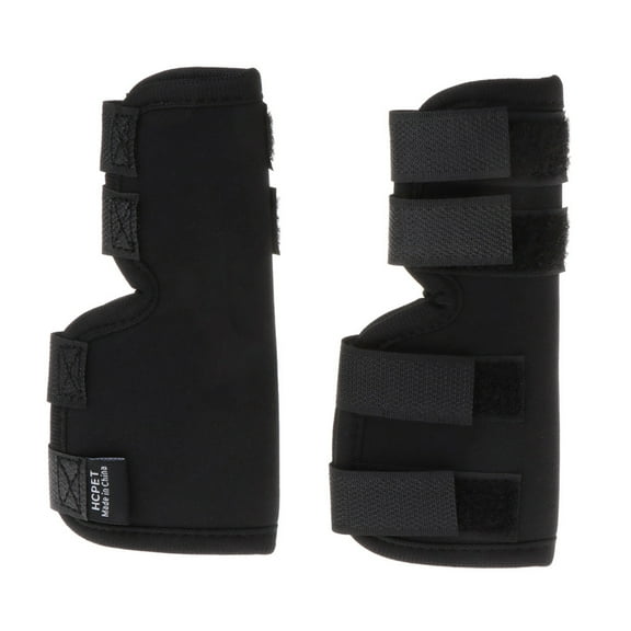 1 Pair Dog Leg Braces Supports Dog Ankle Support Canine Front Leg Wrist Carpals