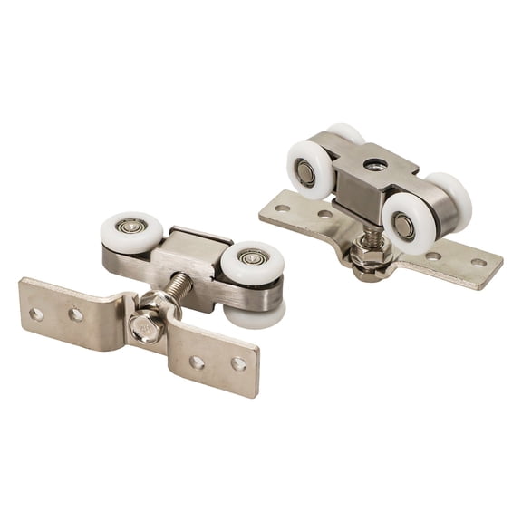 1 Pair Door Track Rail Hanging Rail Glass Door Guide Mute Push And Pull