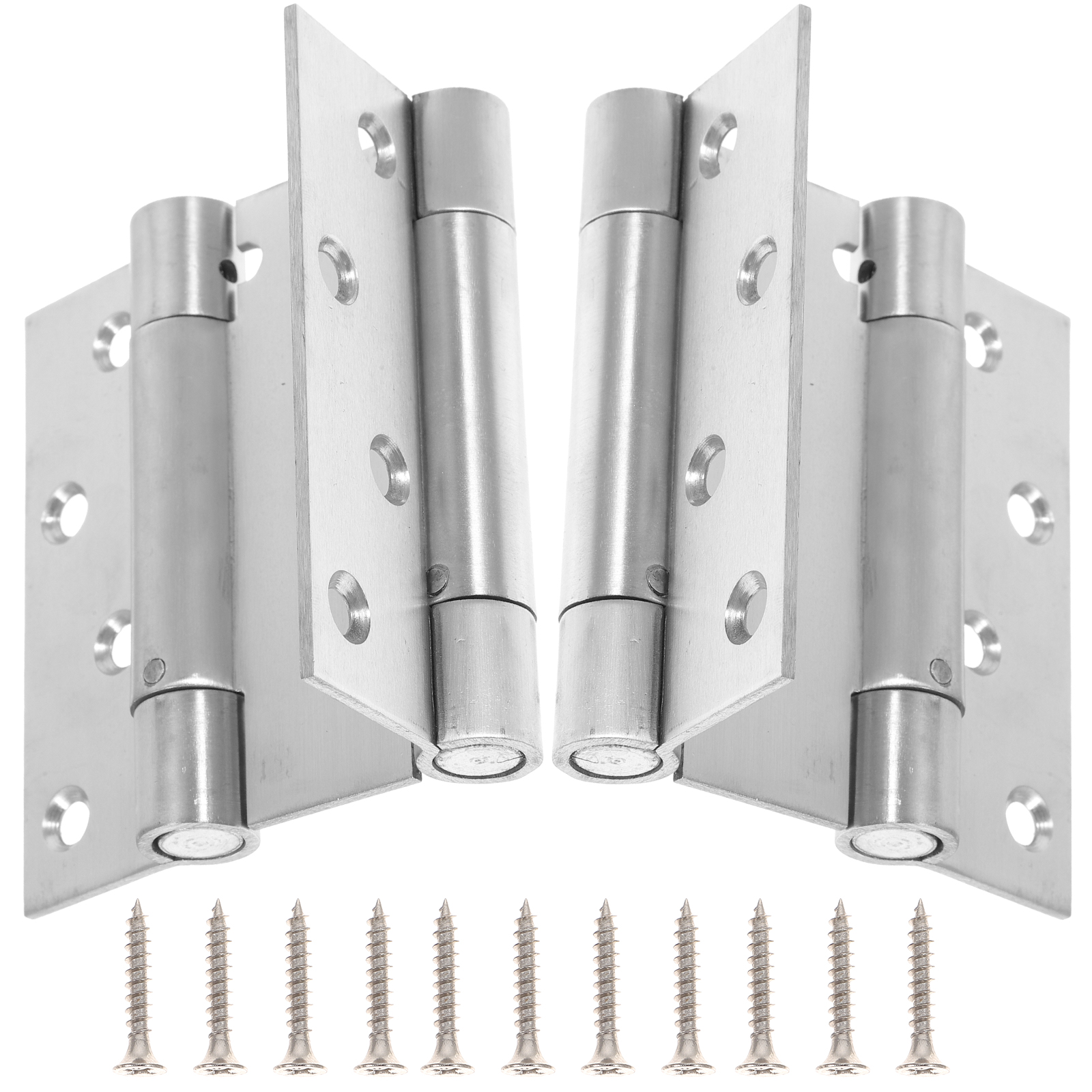1 Pair Double Swinging Door Hinges Spring Loaded Hinges Backyard Door