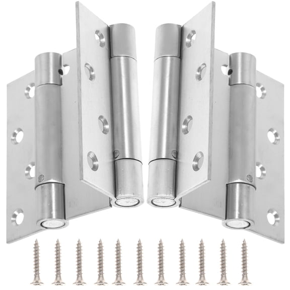 HEALEEP Stainless Steel Gate Hinges, 1 Pair, Hardware for Construction and Projects, 4.79 x 3.93 x 0.67 Inches