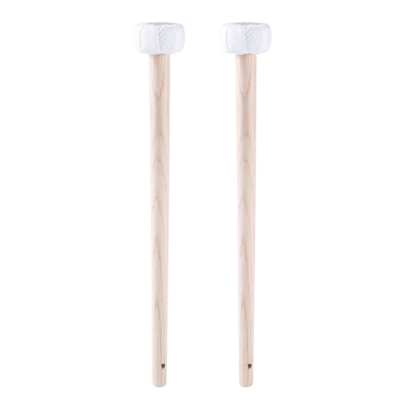 1 Pair Drum Percussion Cotton Linen Head Instrument Accessory Timpani Sticks for Drum Percussion