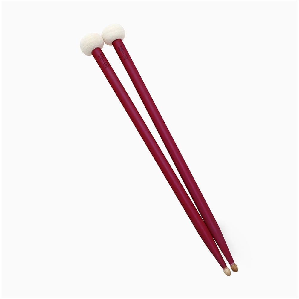 1 Pair Drumstick DoubleHead Drum Hammer Colorful Timpani Drumsticks