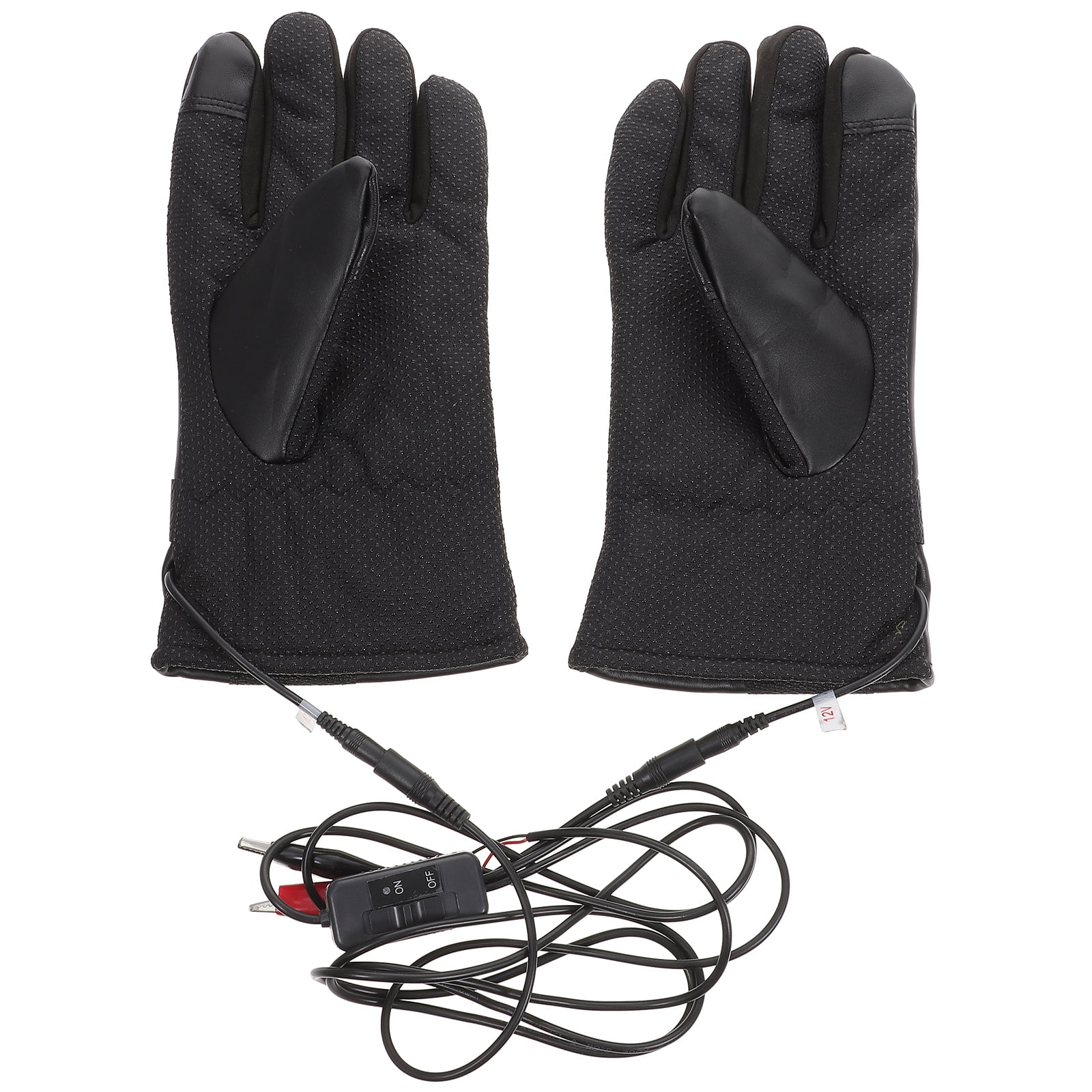 1 Pair Electric Heated Gloves Thermal Heat Gloves Motorcycle Warm