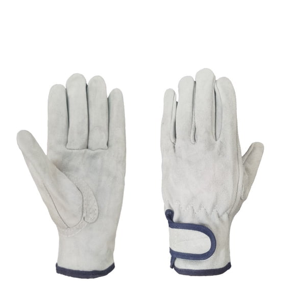 1 Pair Electric Welding Work Gloves Leather Welding Gloves Heat Resistant Security Work Gloves