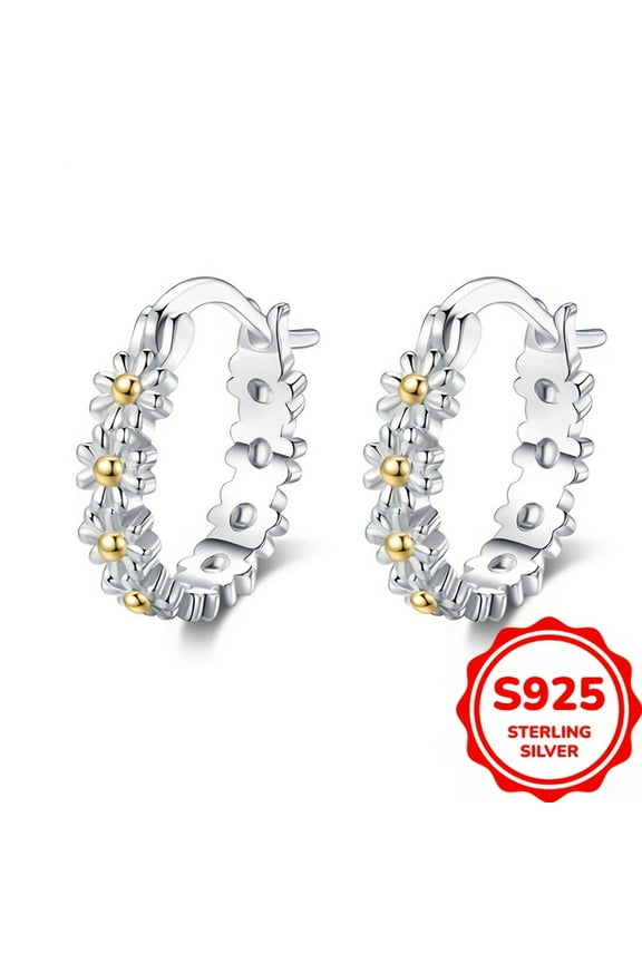 1 Pair Elegant Green Copper Hoop Earrings - Simple Large Round Earrings for Daily & Party Wear, Copper Ear Needle, No Stone Inlay, Versatile All-Season Jewelry Accessory for Women,silvery