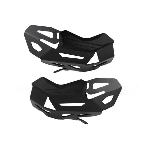 1 Pair Engine Guards Cylinder Head Guards Protector Cover Guard for R1250GS R1250GS ADV R1250RS R1250RT Silver/Black