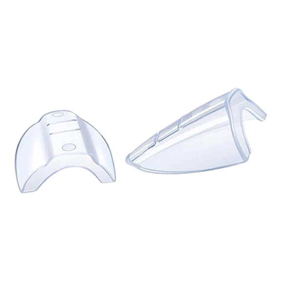 1 Pair Eye Glasses Side Shields Safety Covers Eyewear Guards Clear Slip-on Design for Small Medium Large Frames