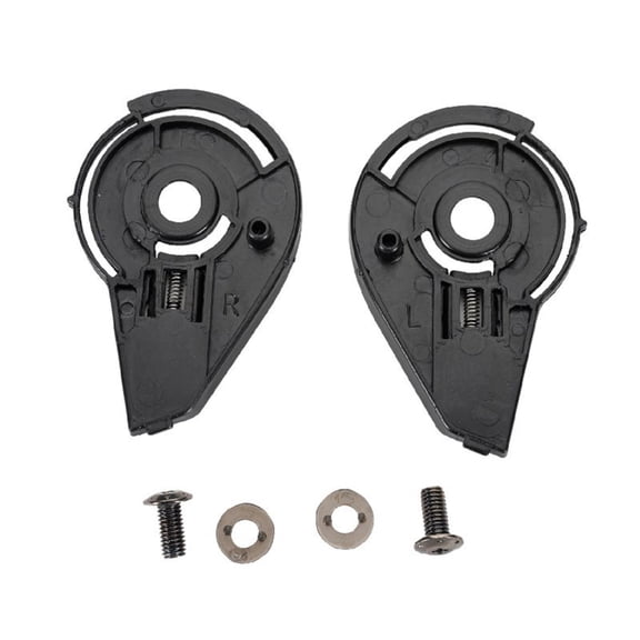 1 Pair Face Shield Visors Base with Screw Motorcycle Helmets Visors Base Plate for SOMAN 965 PA901 Replacement Accessory