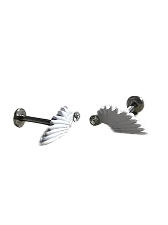 1 Pair Fashion Demons Wing Inspired Earrings Comfortable Wear Ear Bone Studs Suitable for Youthful Women Various Event