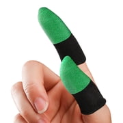 1 Pair Finger Cover Finger Sleeves Anti Slip Finger Gloves for Mobile Games Thumb Fingertip Covers
