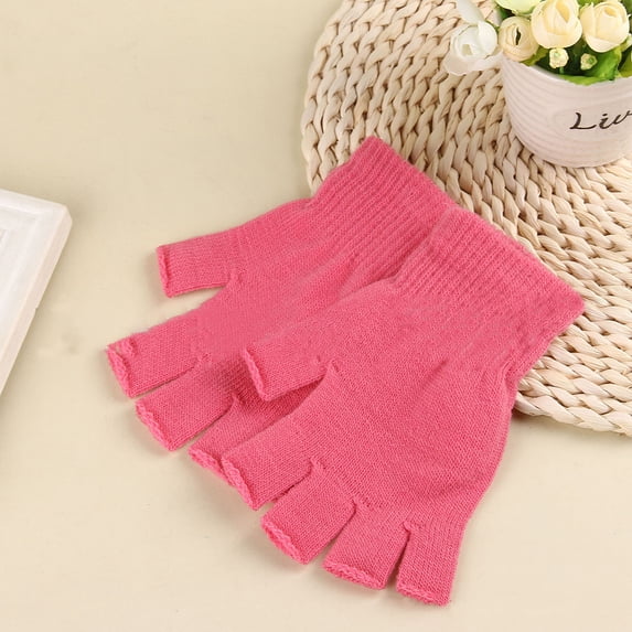 1 Pair Fingerless Gloves fo Protective Gear Comfortable Hands Protector Gifts for Home Supplies Cold Weather