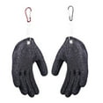 thumbnail image 1 of 1 Pair Fish Catching Gloves with Release Carabiner High Strength Anti-Slip Puncture Proof Fishing Gloves Fishing Accessories, 1 of 6