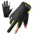 thumbnail image 1 of 1 Pair Fishing Gloves Anti-slip 2 Fingers Cut Ice Silk Fish Hand Protection, 1 of 13