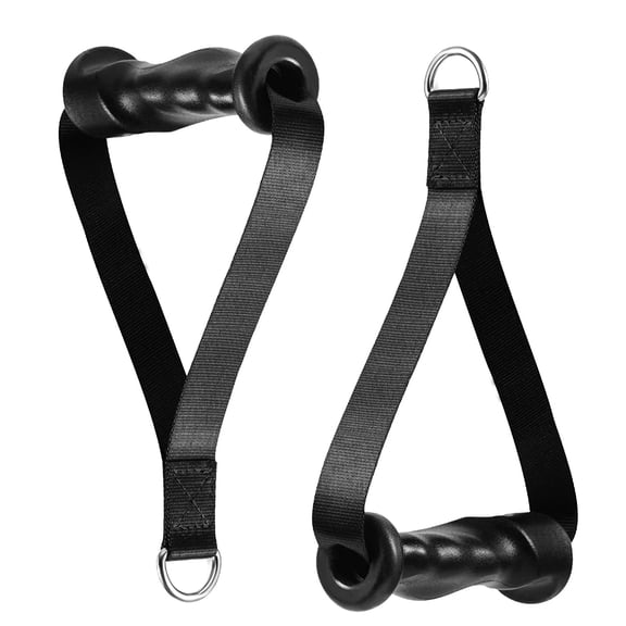 1 Pair Fitness Machine Handle, Ergonomic Grip For Effective Arm and Cores Workouts Exercise Handle for Cable Machine