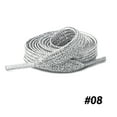 thumbnail image 1 of 1 Pair Flat Glitter Shiny Metallic Shoe Laces, 22 Colors  Colorful Sequin Shoelaces for Sneakers, Athletic Shoelaces in 3 Different Lengths, 1 of 5