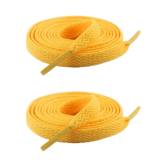 1 Pair Flat Sneaker Shoelaces 8mm Wide Multicolored Polyester Shoe Laces for Athletic Running Casual Shoes Boot Strings