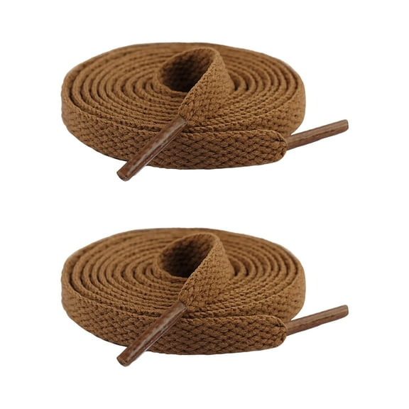 1 Pair Flat Sneaker Shoelaces 8mm Wide Multicolored Polyester Shoe Laces for Athletic Running Casual Shoes Boot Strings