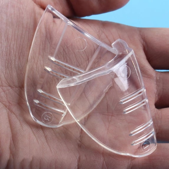 1 Pair Flexible Clear Side Shield For Safety Glasses