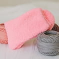 thumbnail image 1 of 1 Pair Floor Socks Soft thick Cotton Middle Tube Fluffy Floor Socks for Home, 1 of 9