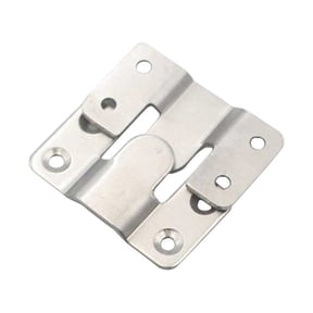 1 Pair Flush Mount Bracket, Interlocking Photo Frame Hook, Heavy Duty Picture Hangers, Interlock Bracket Furniture Connector, Headboard Wall Mounting Hardware for Display, 2.12x1.18 inch