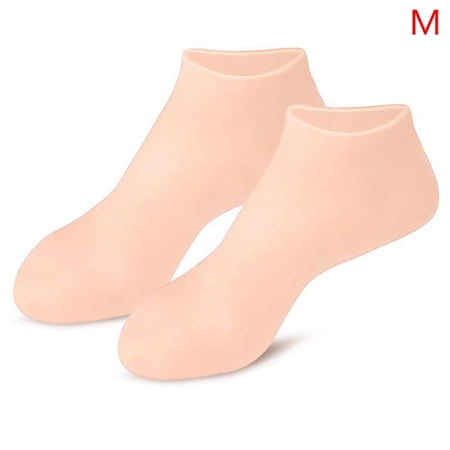 1 Pair Foot Care Socks Spa Silicone Moisturizing Gel Anti Cracking Protectors