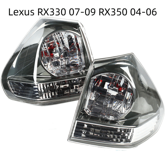 1 Pair For Lexus RX330 2007 2008 2009 RX350 2004 2005 2006 Taillights TailLamps Left+Right Outer Set