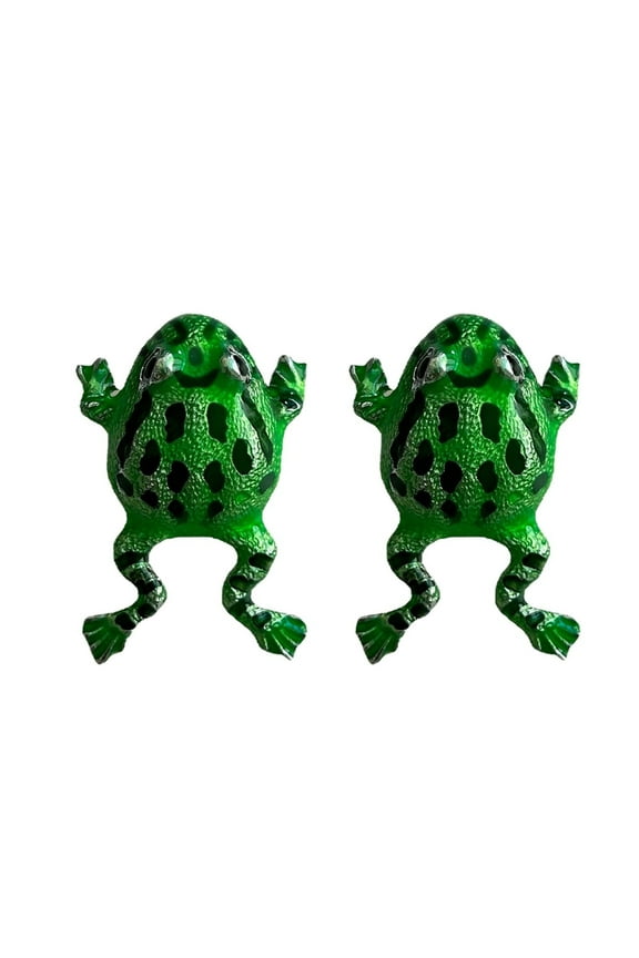 1 Pair Frog Shape Earrings,Cute Cartoon Ear Studs Jewelry Gift