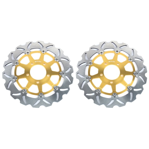 1 Pair Front Brake Disc Rotor for Suzuki Hayabusa 1300 GSXR1300 GSX1300R 1999-2007