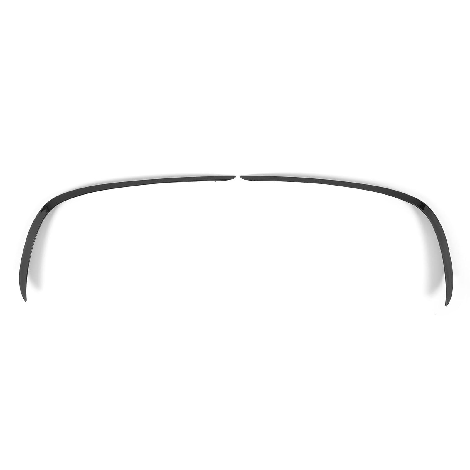 1 Pair Front Bumper Lip Splitter Gloss Black Car Spoiler Diffuser