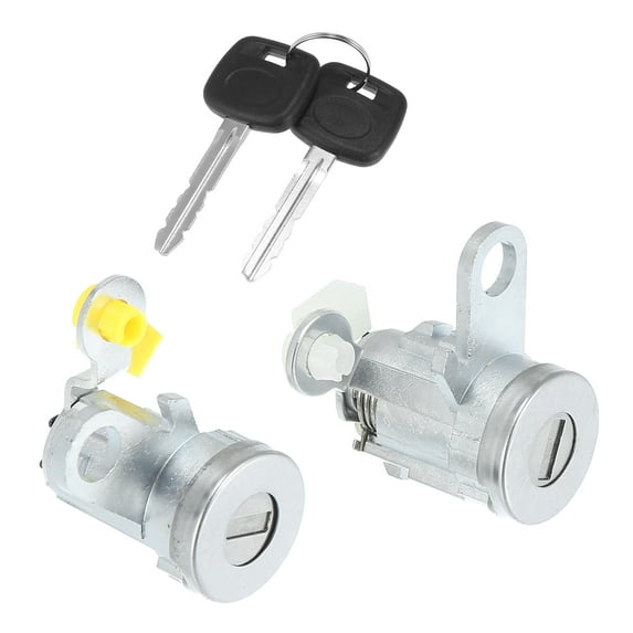 Unique Bargains 1 Pair Front Door Lock Cylinder Set Kit with 2 Keys for Toyota Tacoma 1995-2004 DL-107 DL108R Driver/ Passenger Side