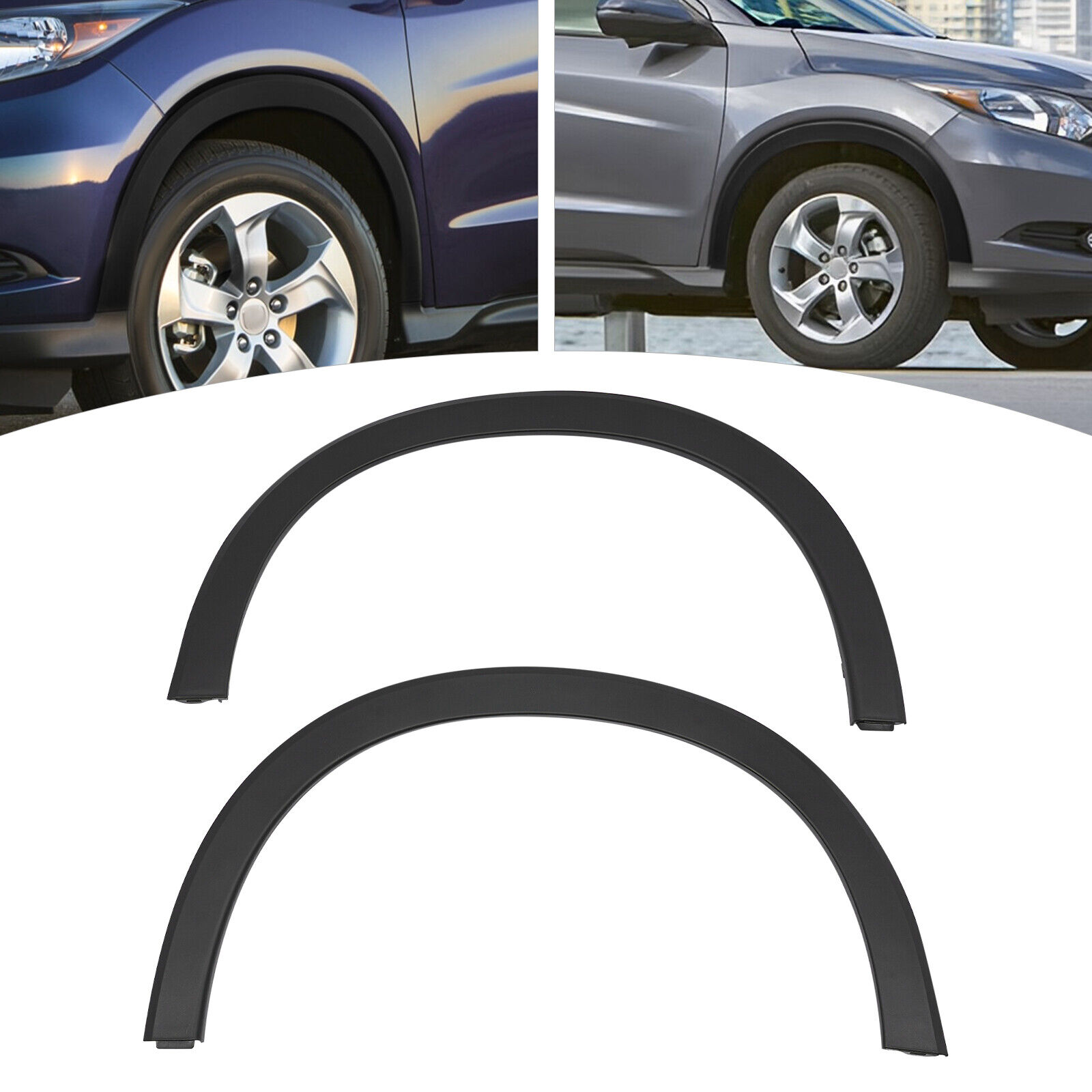 1 Pair Front Fender Flares For 2016 2021 2022 Honda HR V Wheel Arch 