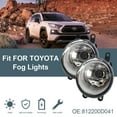 thumbnail image 1 of 1 Pair Front Fog Light Driving Lamp For Toyota RAV4 Camry Corolla Left&Right, 1 of 4