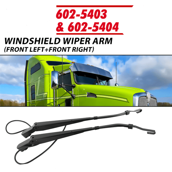 1 Pair Front Windshield Wiper Arm Fit for Kenworth T660 2006-2012