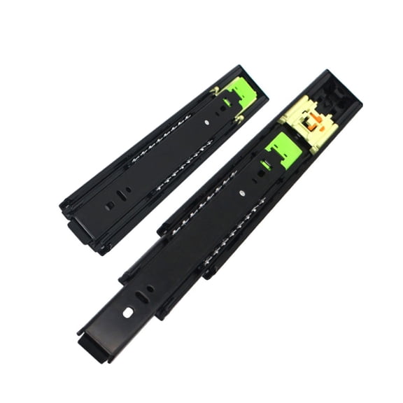 1 Pair Full Extension Drawer Slides Bearing Drawer Glides Cabinet Runners Furniture Hardware Easy to Install