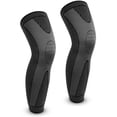 thumbnail image 1 of 1 Pair Full Leg Compression Sleeve for Men & Women, Long Knee Brace Sleeve for Basketball, Arthritis Cycling Sport, 1 of 7