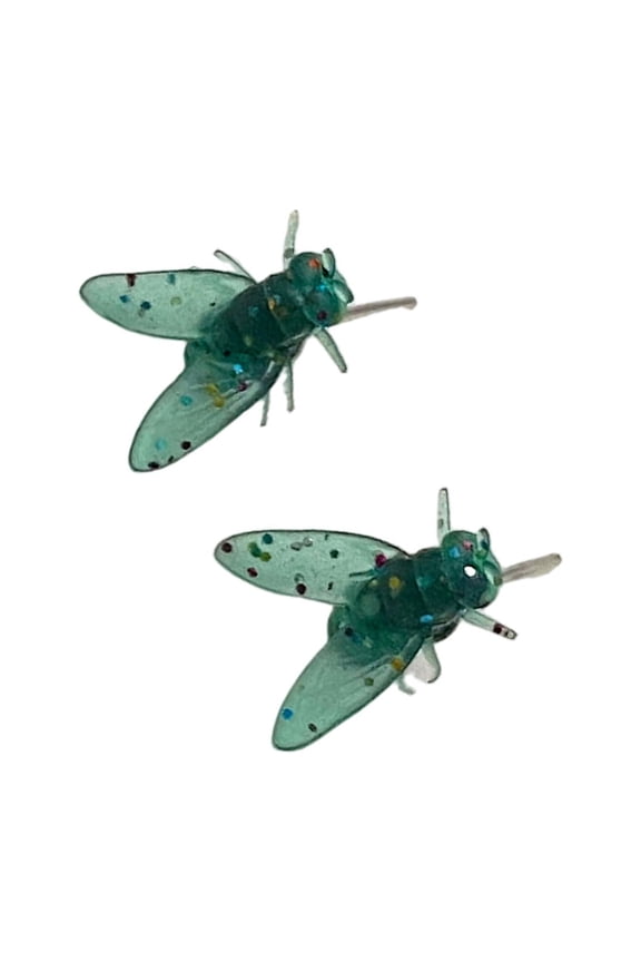 1 Pair Funny Fly Design Studs Earrings Realistic Abstract Ear Jewelry Suitable for Daily Use Women Fashion Jewelry