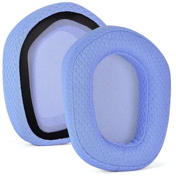 1 Pair Gaming Headphones Soft Ear Pads Mesh + Memory Foam Cushion Cover For Logitech (G335 )