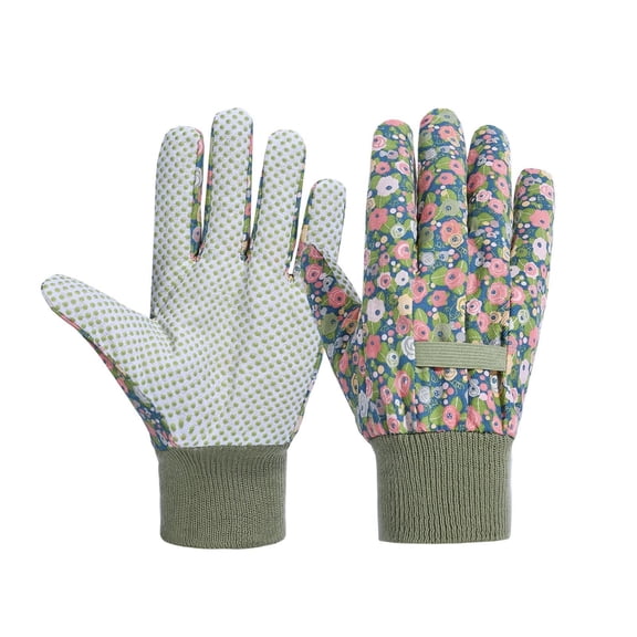 1 Pair Gardening Gloves Hand Protector Safety Gloves For Household Chores Green